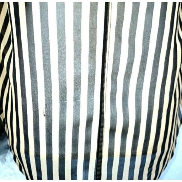 VANS STRIPE SLEEVELESS BLOUSE SZ.M EUC. - Picture 4 of 5